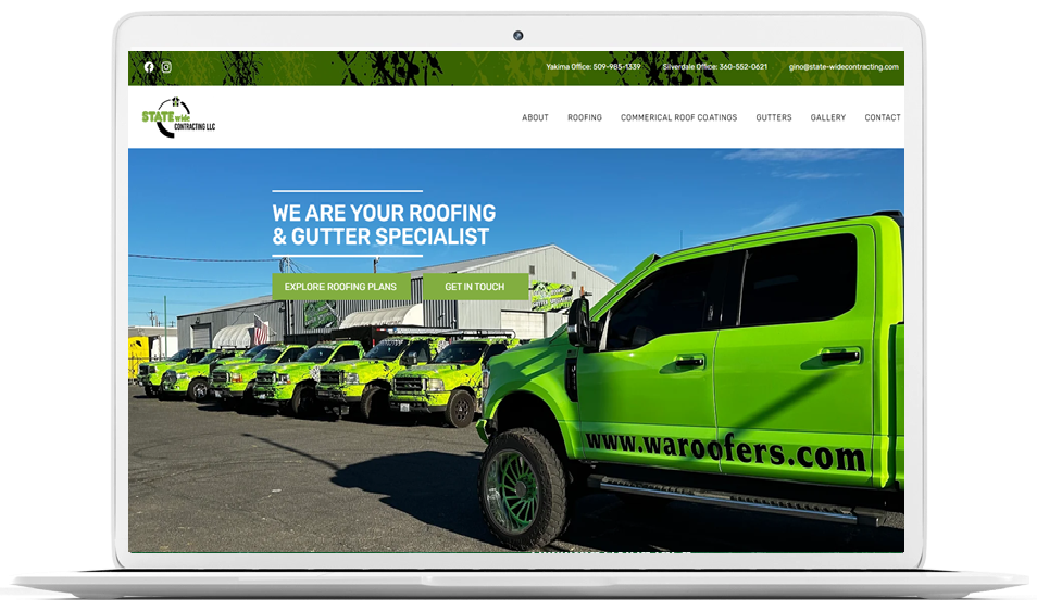 Wa Roofers Web Design