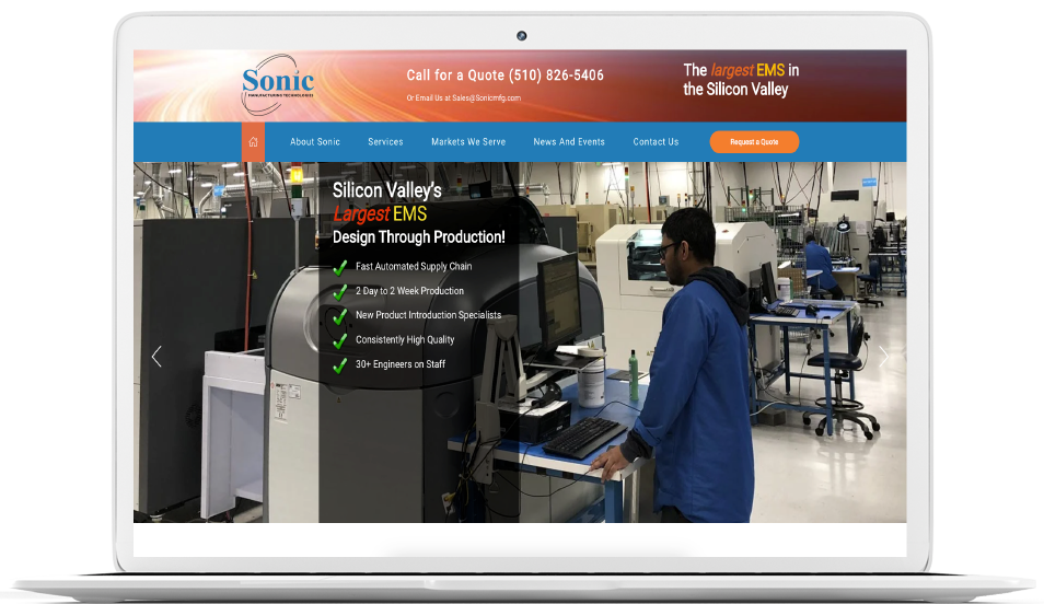 manufacturing website build yakima wa