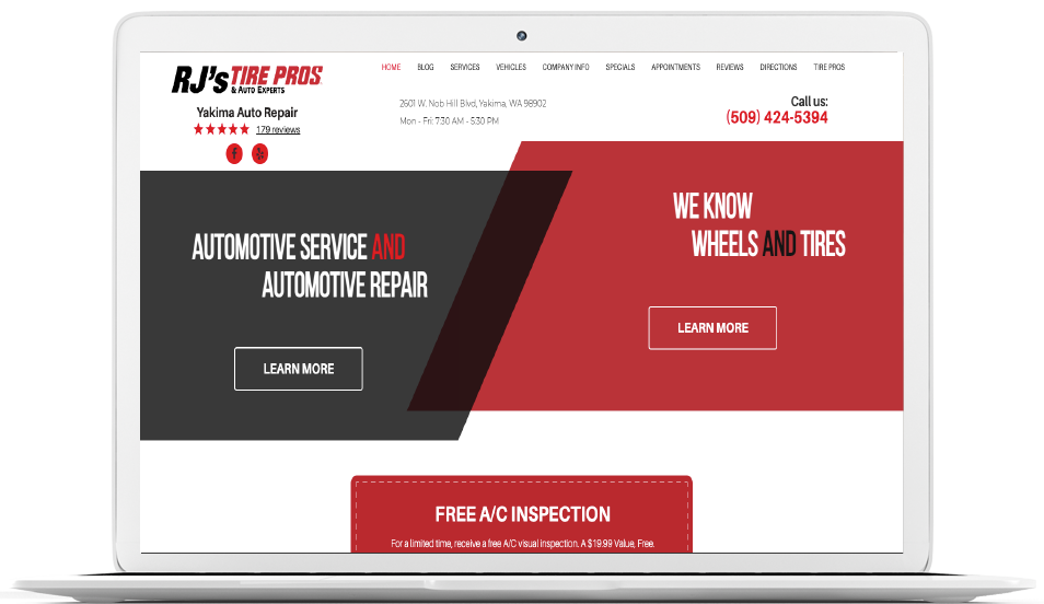 services website build yakima wa