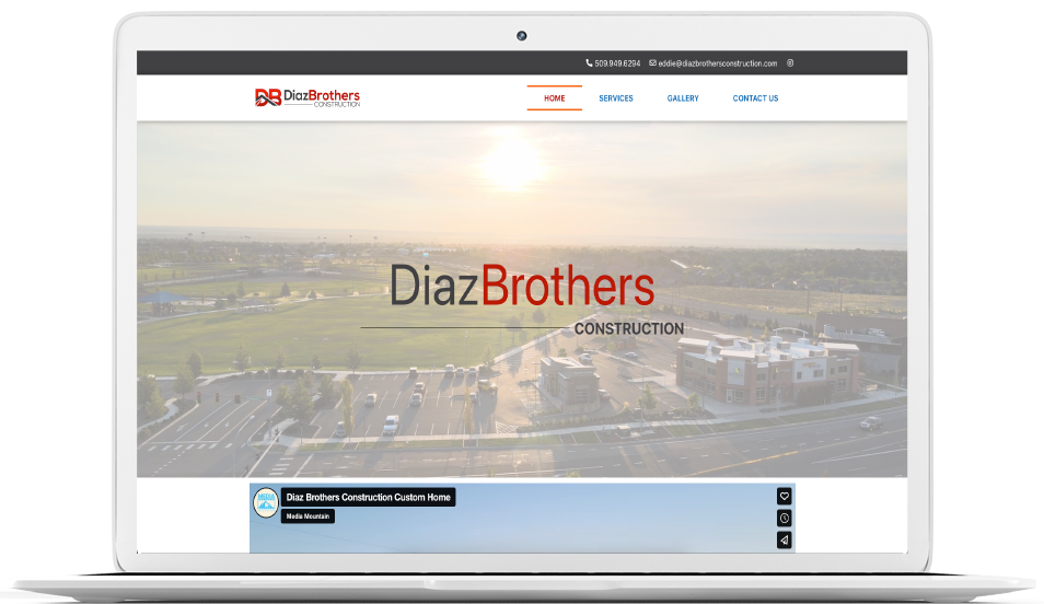 construction website design yakima
