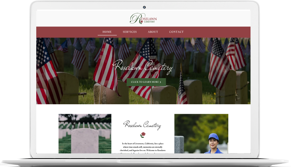 cemetery website build yakima